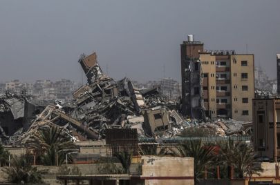 دمار خلّفه العدوان الإسرائيلي على شمال غزة (محمد صابر/ (EPA